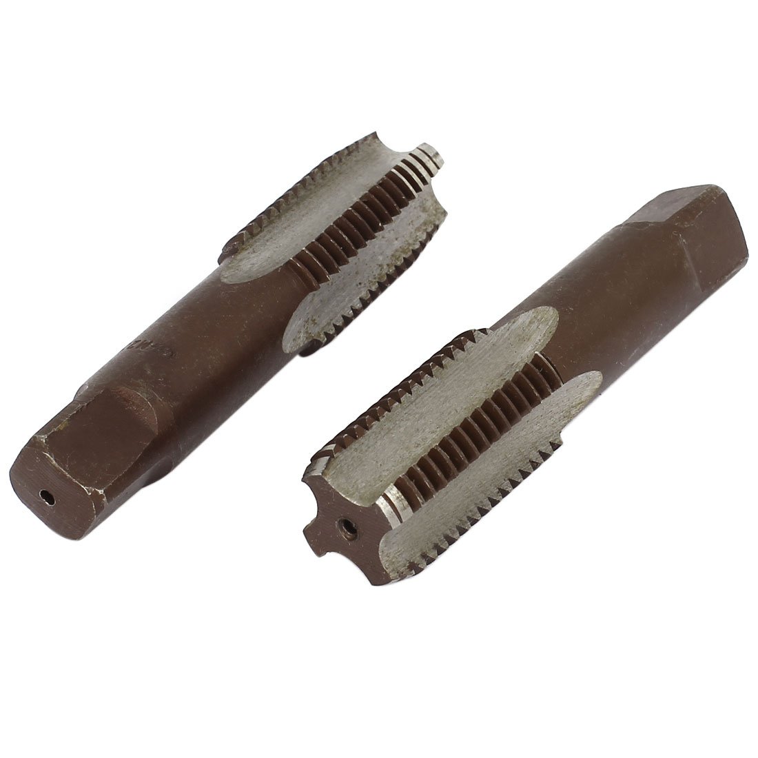 Aexit 2 Pezzi Maschio Metrici M22x2,5 Mm – HSS 4 Scanalature, Codolo Cilindrico, Per Riavvitaggio E Manutenzione - 6