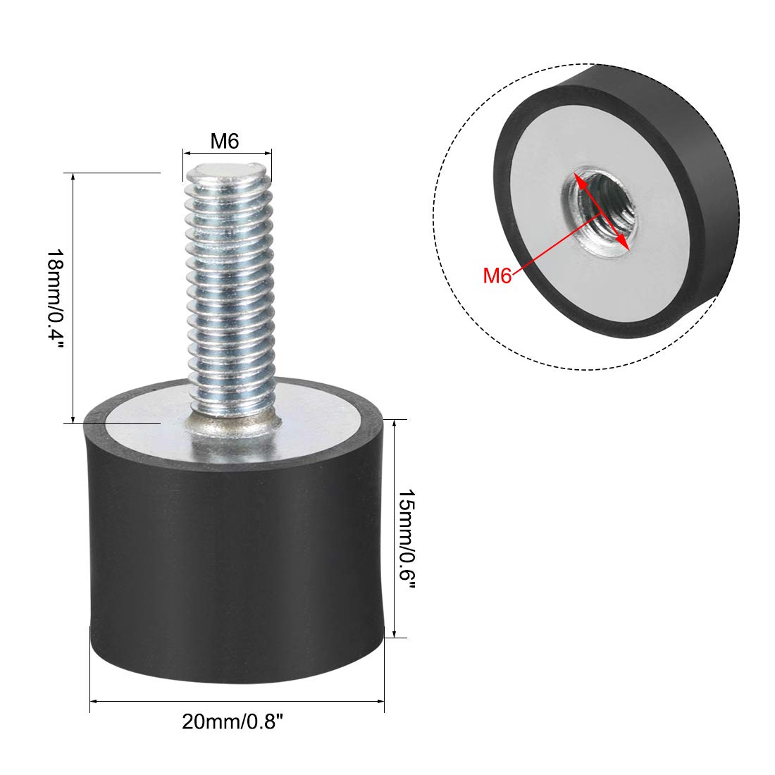 SOURCING MAP Ressort De Compression 0.5mmx6mmx305mm Manganèse Acier - 9