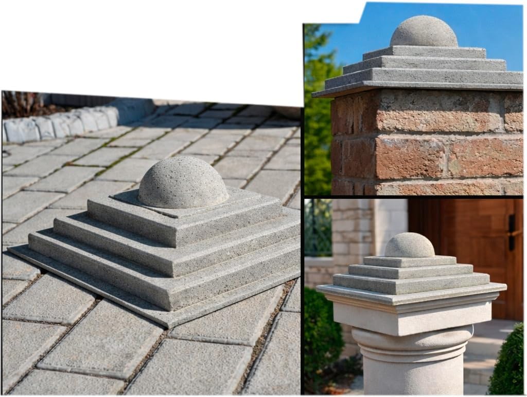 SvitMolds ABS Reusable Concrete Mold for 12×12 in Fence Post Cap – Heavy‑Duty DIY Casting Form for Garden Fencing & Outdoor Projects P31