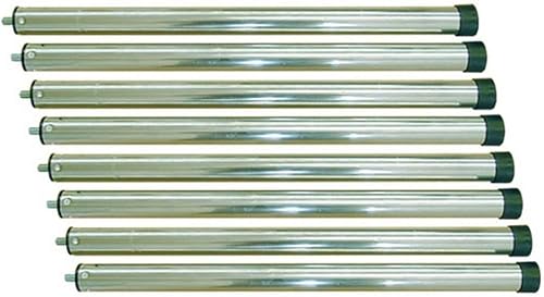 Kit de patas de alforja resistente a los osos, juego de 8 patas de aluminio duraderas juego de patas para alforjas de paquete duro kit de patas de