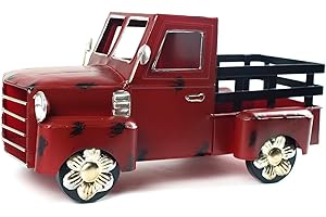 LIFFY Vintage Red Truck Decorations