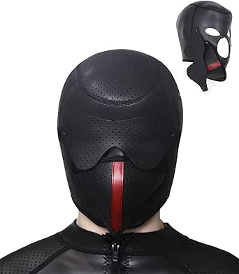 ARONRAVE Vollgesichtsmaske Halloween - 2 Stück Spandex Kopfmaske Schwarz Unisex