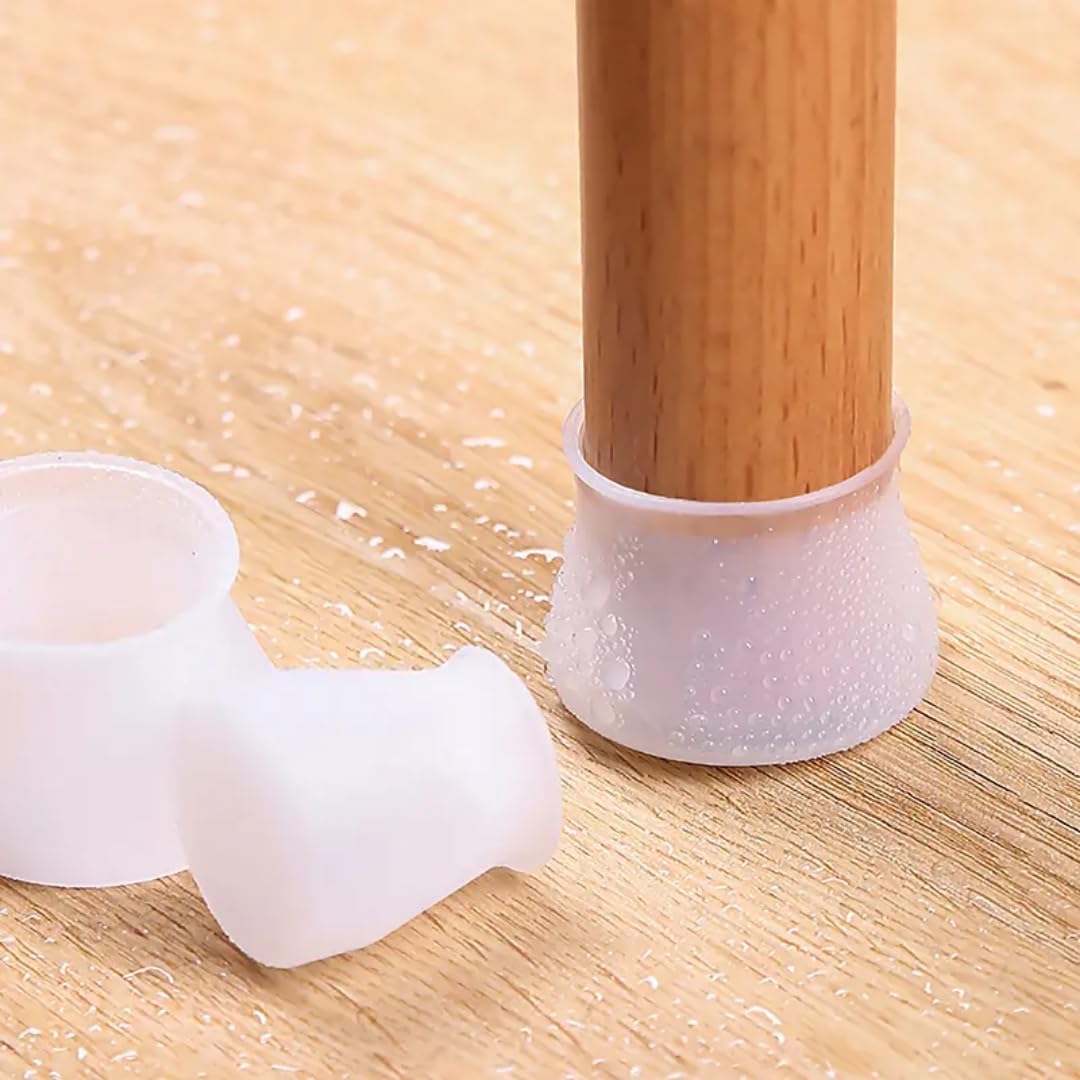 （10 pcs Silicone Caps for Chair Legs, Round Designed to Prevent Slipping and Protect Furniture