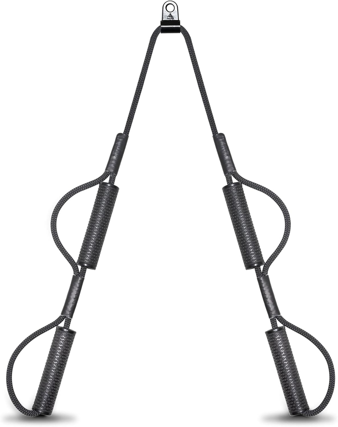 LINFON Tricep Rope Cable Attachment,Two Lengths Built in