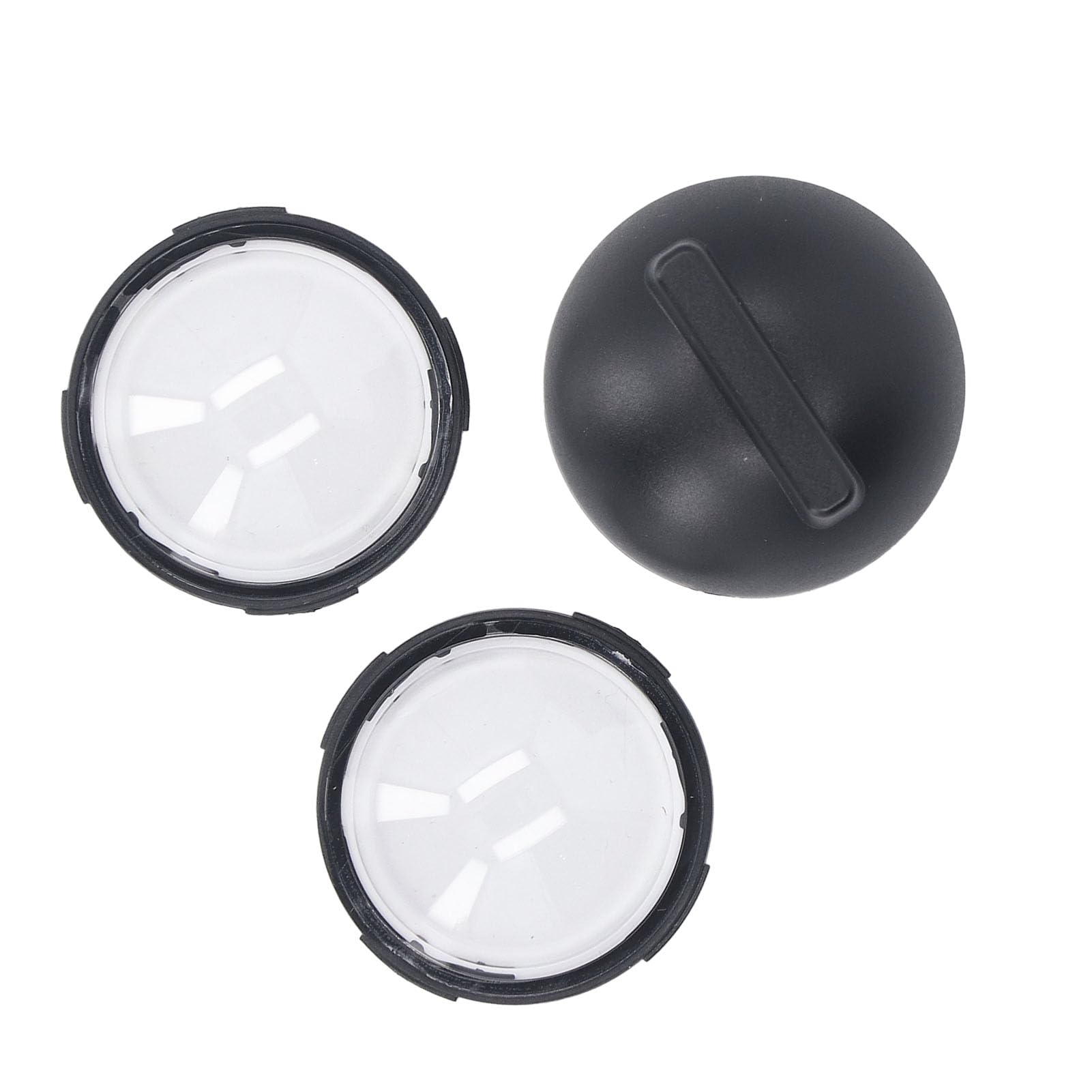 Cuifati X4 Premium Lens Guards for 360 X4 Camera Accessories Scratch resistant Optical coated High transparency tempered glass Lens anti scratch protectors Knob Mount