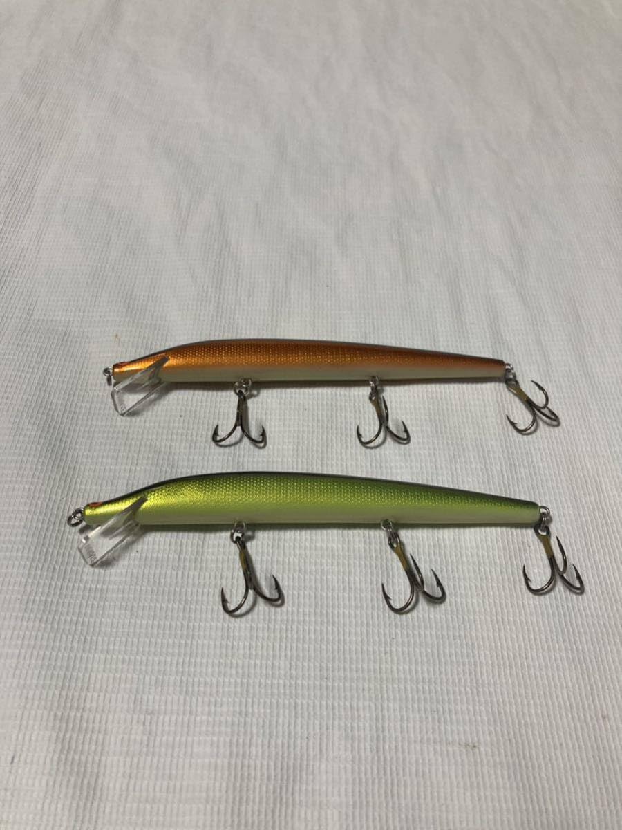 Amazon.co.jp: No1334 ムラセミノー11cm 2本セット 村瀬ミノー 芦ノ湖  
