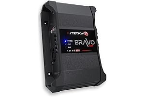 Bravo Audio 1200.1 Car Amplifier - 1200W RMS, 1 Ohm Stable