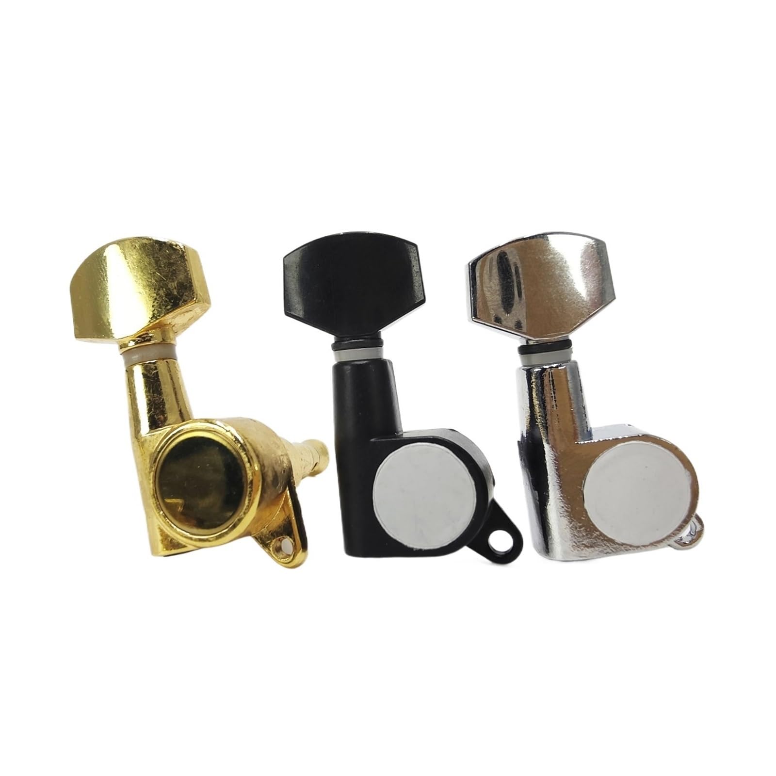 6 Teile/satz Versiegelte Gitarre Tuning Pegs Locking Tuners 3L3R 41 Folk Großen Kopf Mechaniken(Gold 6pc 3L3R)
