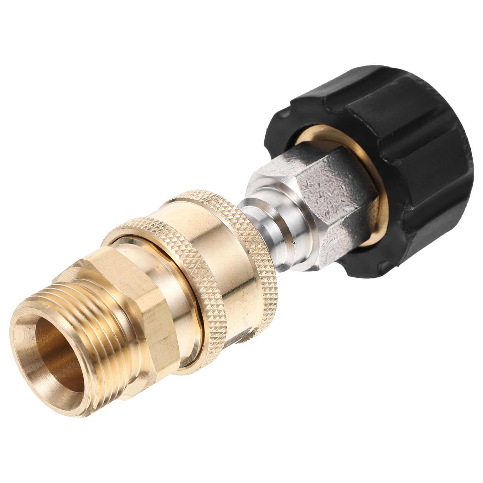 BESPORTBLE 3 Juegos Cable Manguera Liberar Alto Mezclador Piscina Afuera Multi Doble Fuerza Turbo Grifo Retráctil Tubo Adaptadores Titular Hundir Equipo Respiradero Tanque Vacío Golden Latón