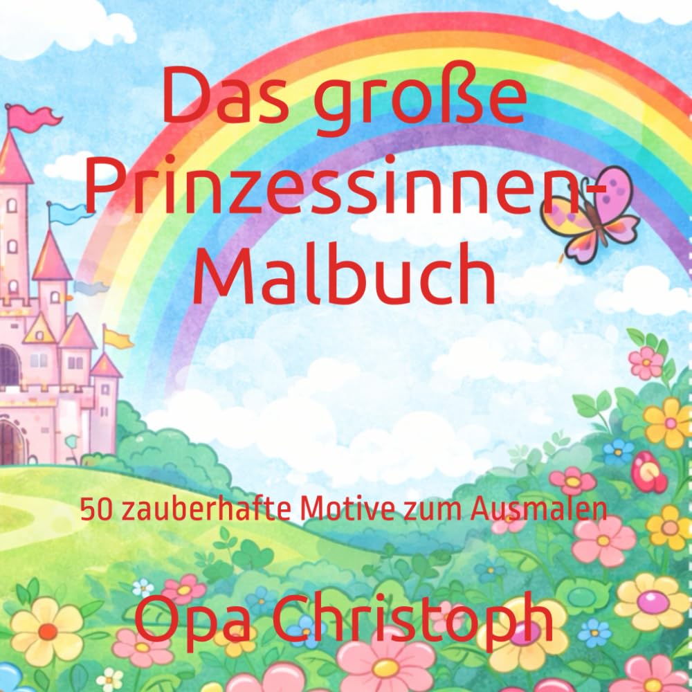Das große Prinzessinnen-Malbuch: 50 zauberhafte Motive zum Ausmalen