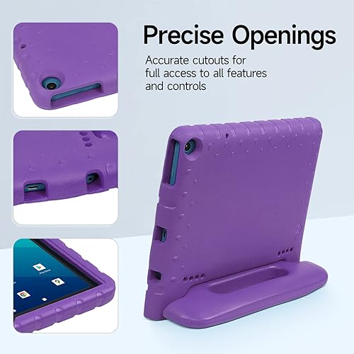Miniatura 5 de Funda para tablet Onn 10.1 2022 Gen 3 (modelo 100071485), Onn 10.1 2022 para niños, ligera, a prueba de golpes, funda protectora duradera para