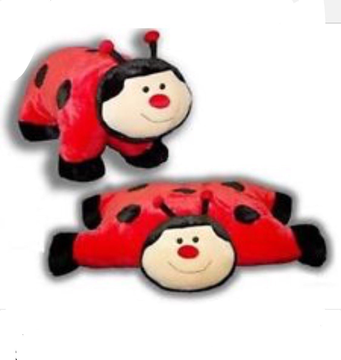 Pillow Chums Mini Sweeties Red Lady Bug - Small Size with Hearts