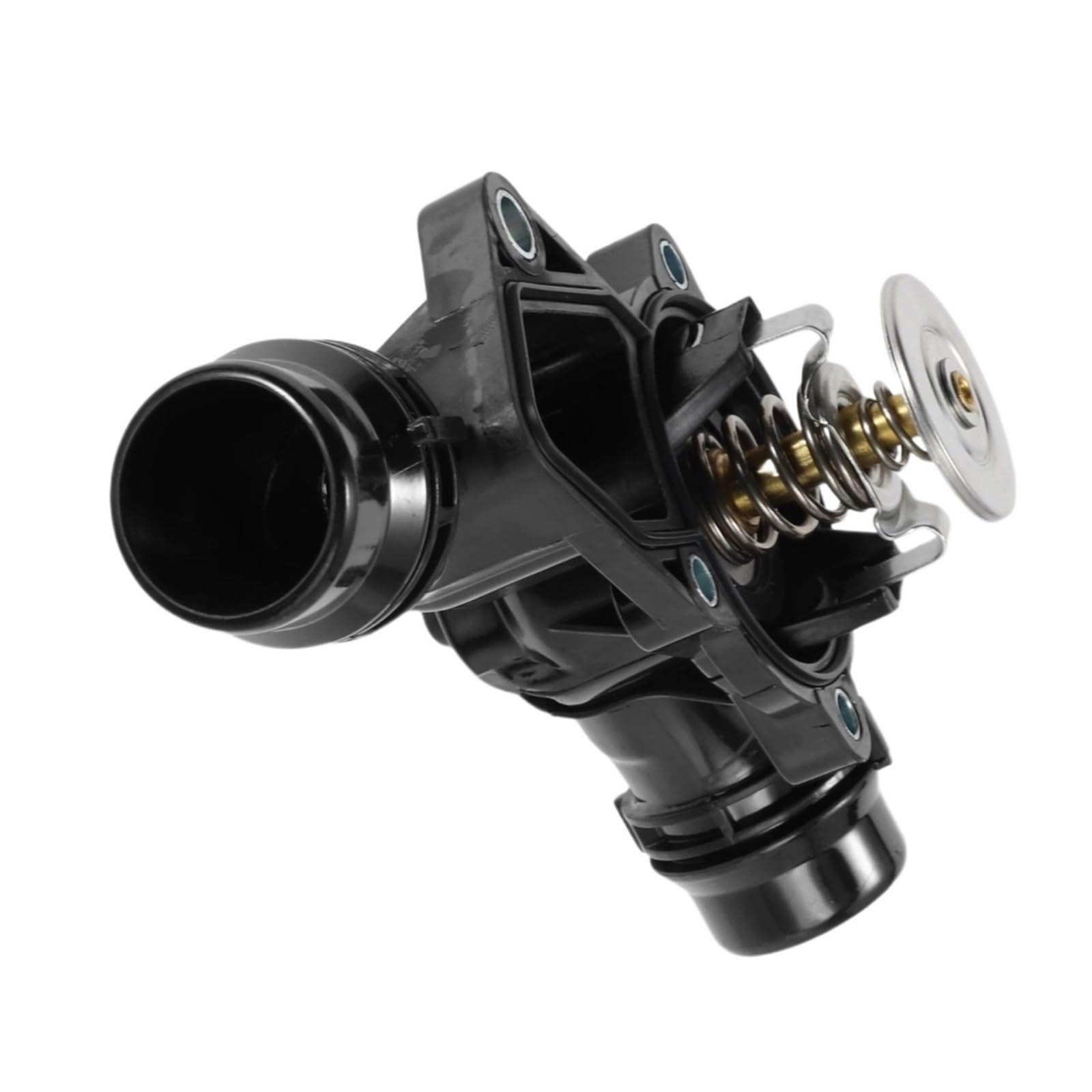 Engine Thermostat Assembly Compatible With BMW For 325i 325xi 330i 330xi E46 525i 530i E60 2001-2005 11531437040 11531436823 11537509227 Engine Coolant Thermostat Housing