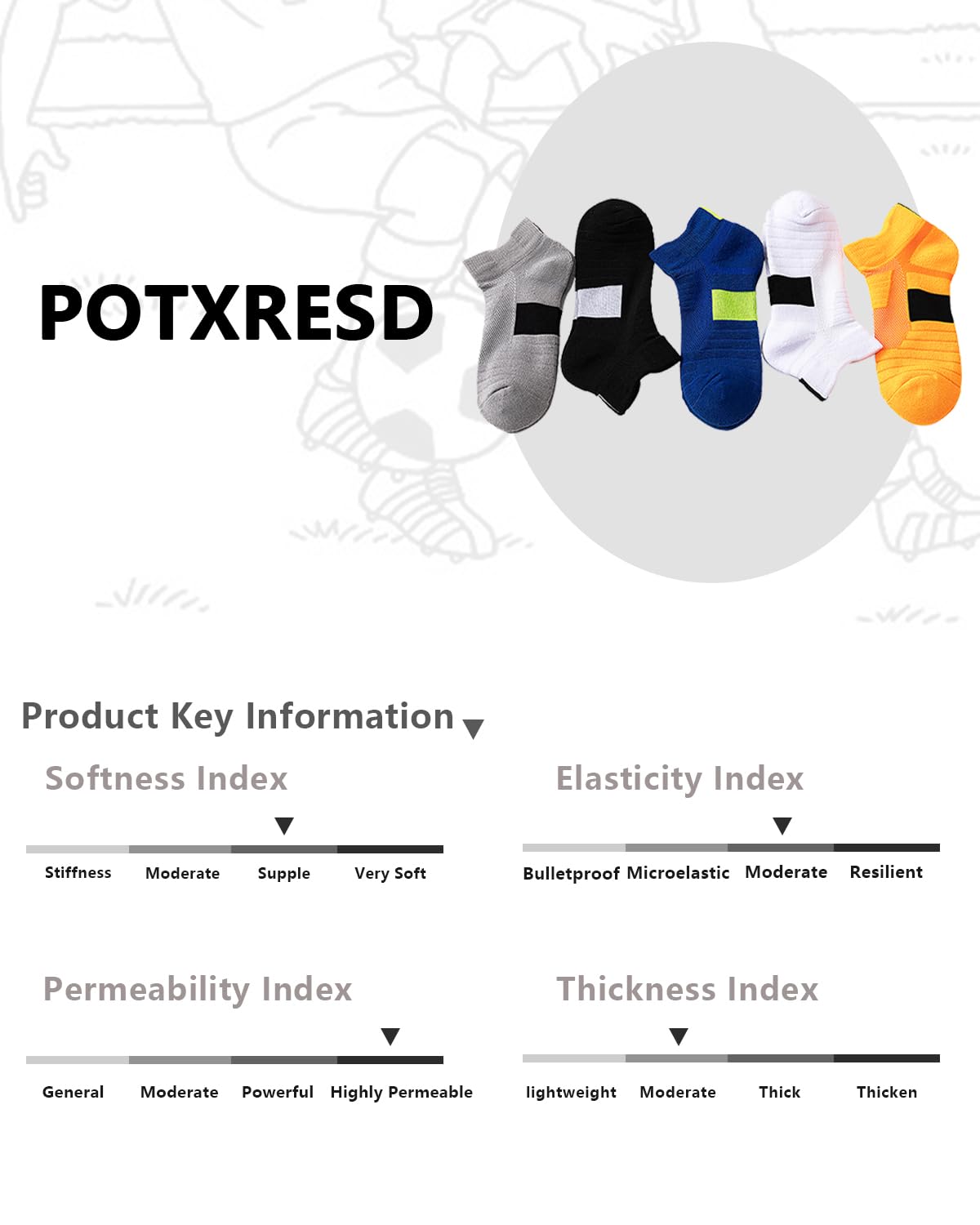 POTXRESD Boys Socks Ankle Athletic Socks Low-Cut Cushioned Breathable Sport Big Kids Socks?5 Pairs? White (5 Pairs)