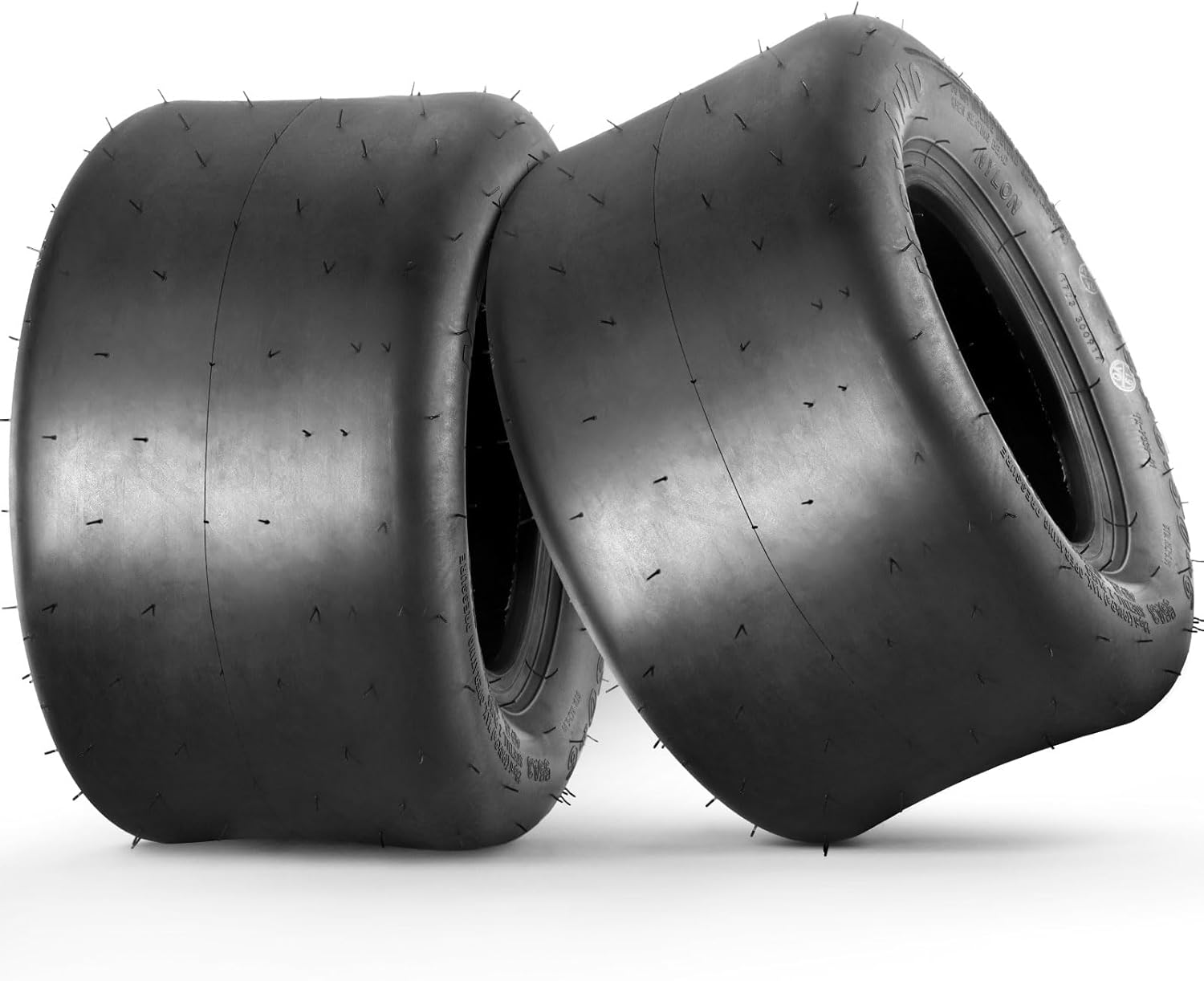 MaxAuto Set of 2 13X6.50-6 Lawn Mower Tire, 13X6.5-6 Lawn Tractor Tires, 13X6.5X6 Smooth Turf Tire for Zero Turn Mower, 4PR Tubeless/Load Range B