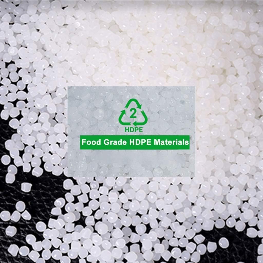 Water Tank Large Thicken Water Storage Barrel with Spout Hose,Home Horizontal Plastic Water Tank,Water Storage Bucket,Rectangular Rainwater Collection Bucket White(Size:45L)