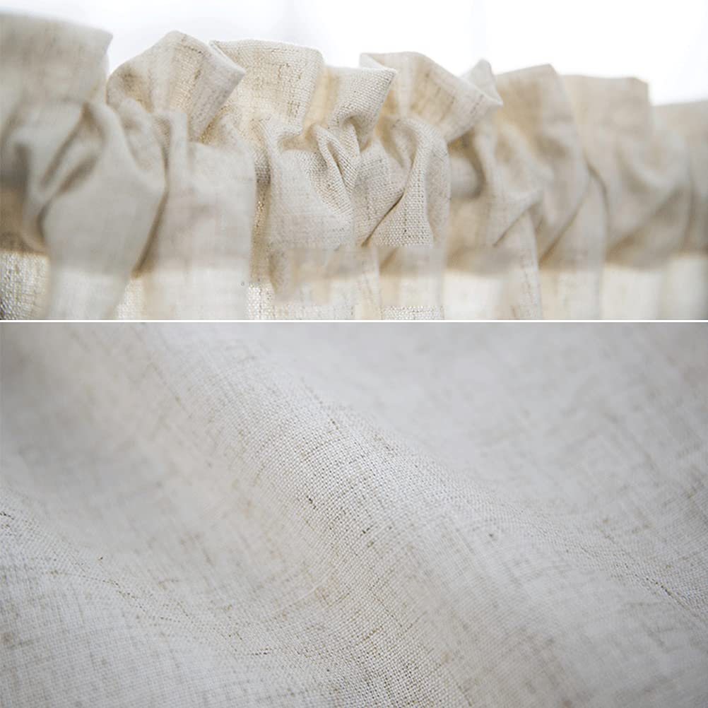 CottonCafé ain Valance Trattamento rustico per mezza finestra per cucina, bagno, camera da letto e soggiorno, accessori per la casa in stile country