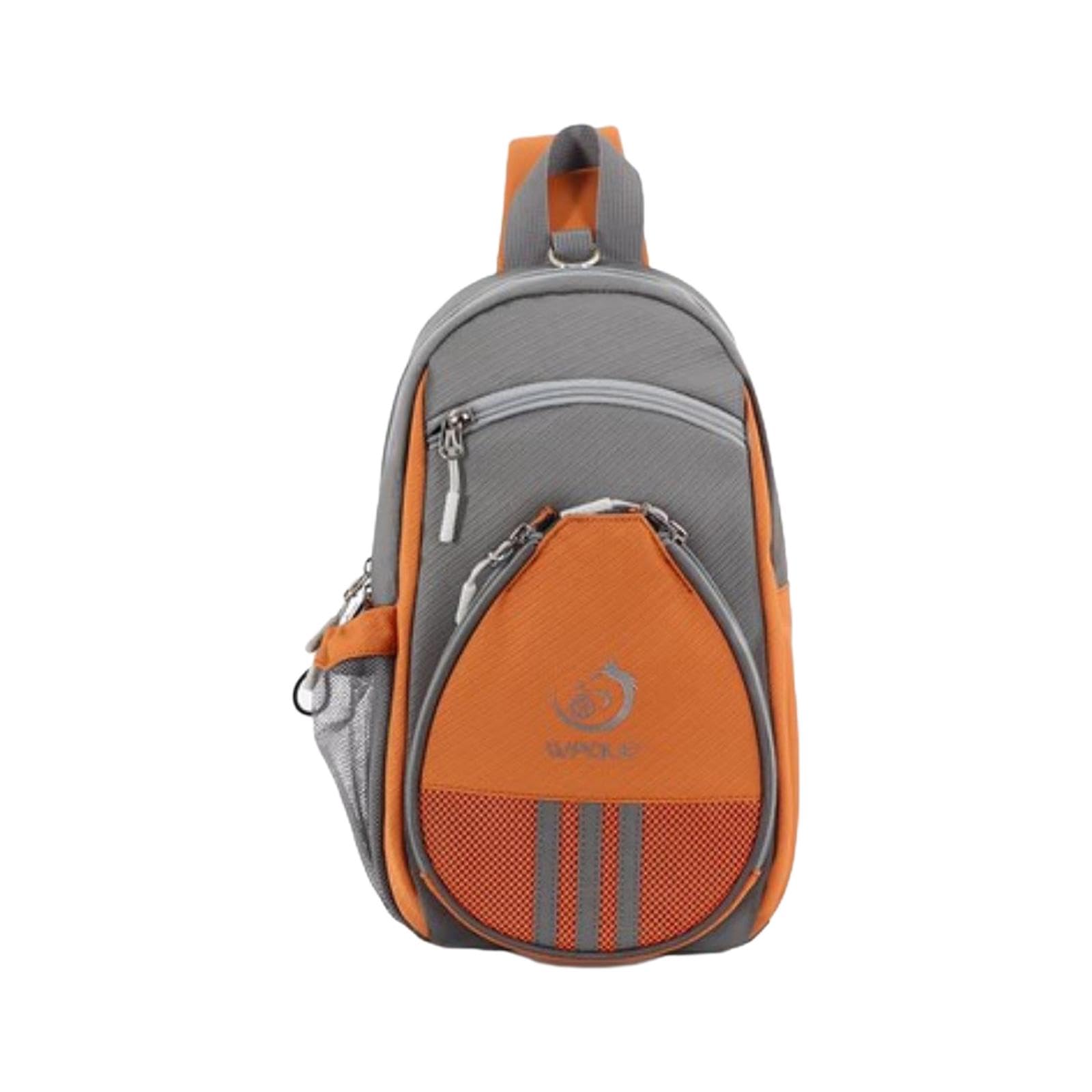Borsa per racchette da ping pong resistente organizer per sport all'aperto per principianti grigio