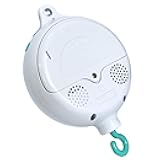 TINITIGIES Crib Mobile Motor - Baby Mobile Spinner Box with 3 Modes (Turn & Music, Turn Only, Music Only) Plays 12 Piano Lullabies (30 Min Auto Off) - Holder for DIY Clamp Mobile