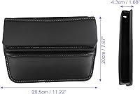 Vista 5 de X AUTOHAUX Llenador universal de espacio para asiento delantero de automóvil para colocar tarjetas central consola lateral organizador