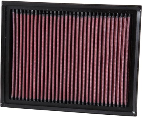 Miniatura 4 de K&N Filtro de aire de motor original de alto flujo: aumenta la potencia y la accerlación, lavable, premium, compatible con Nissan 2015-2024: Navara,