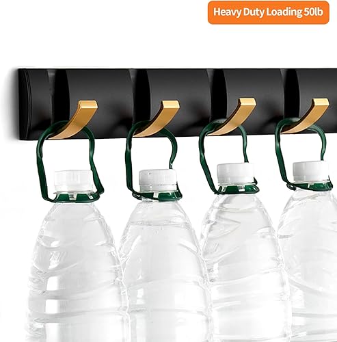 Miniatura 4 de Moderno perchero de pared con 4 ganchos impermeables, material de aluminio espacial, fácil instalación, perfecto para baño, dormitorio, armario y