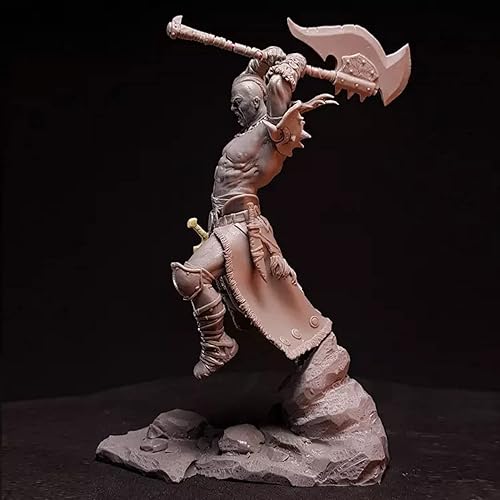 Miniatura 6 de Splindg 124 2.953in Antiguo Fantasía Guerrero Batalla Duo Resina Modelo de Personaje Kit sin pintar autoensamblaje11873A