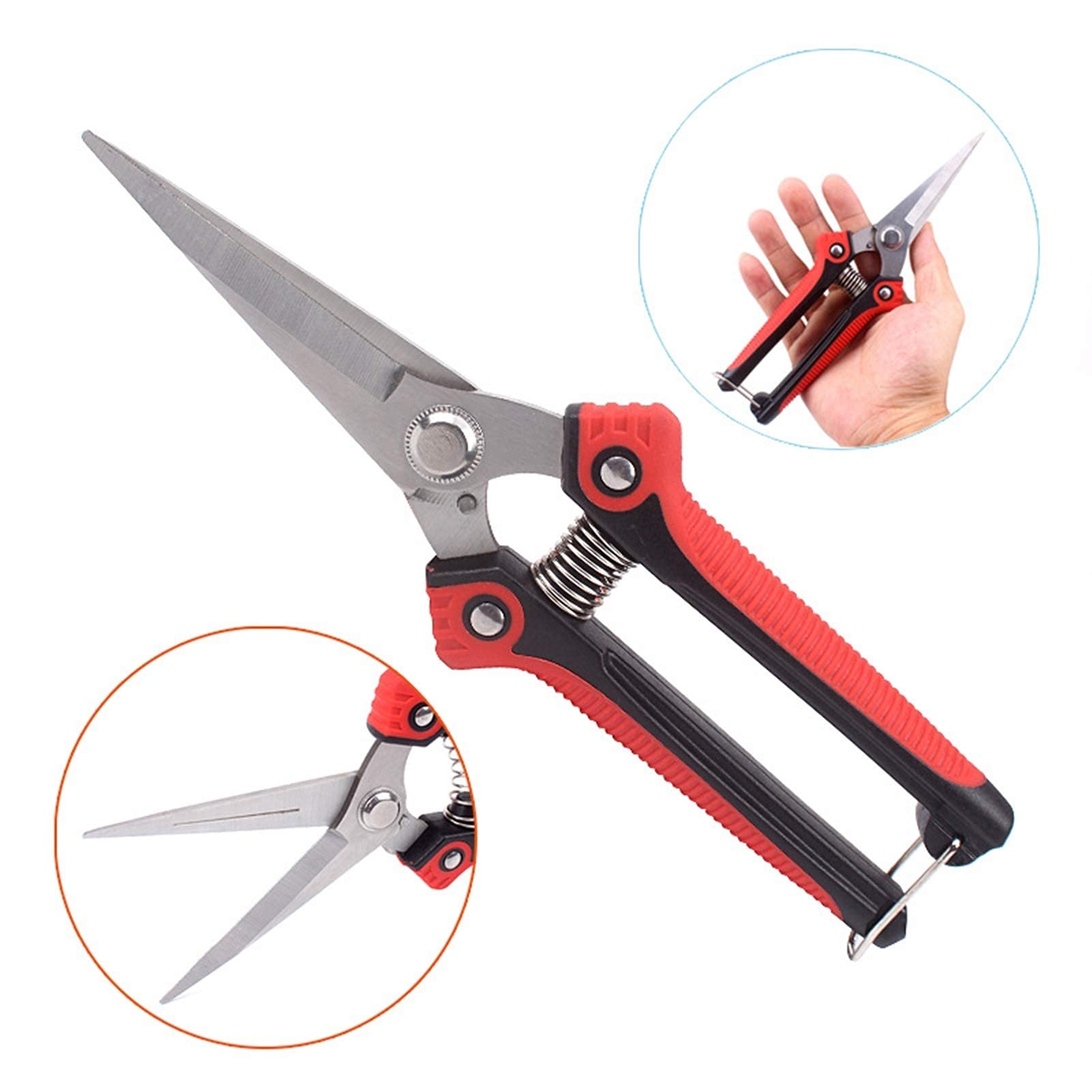 Gartengeräte rutschfeste Gartenschere Edelstahl-Schneidwerkzeug-Set Baummesser Haushalt 200 mm pro