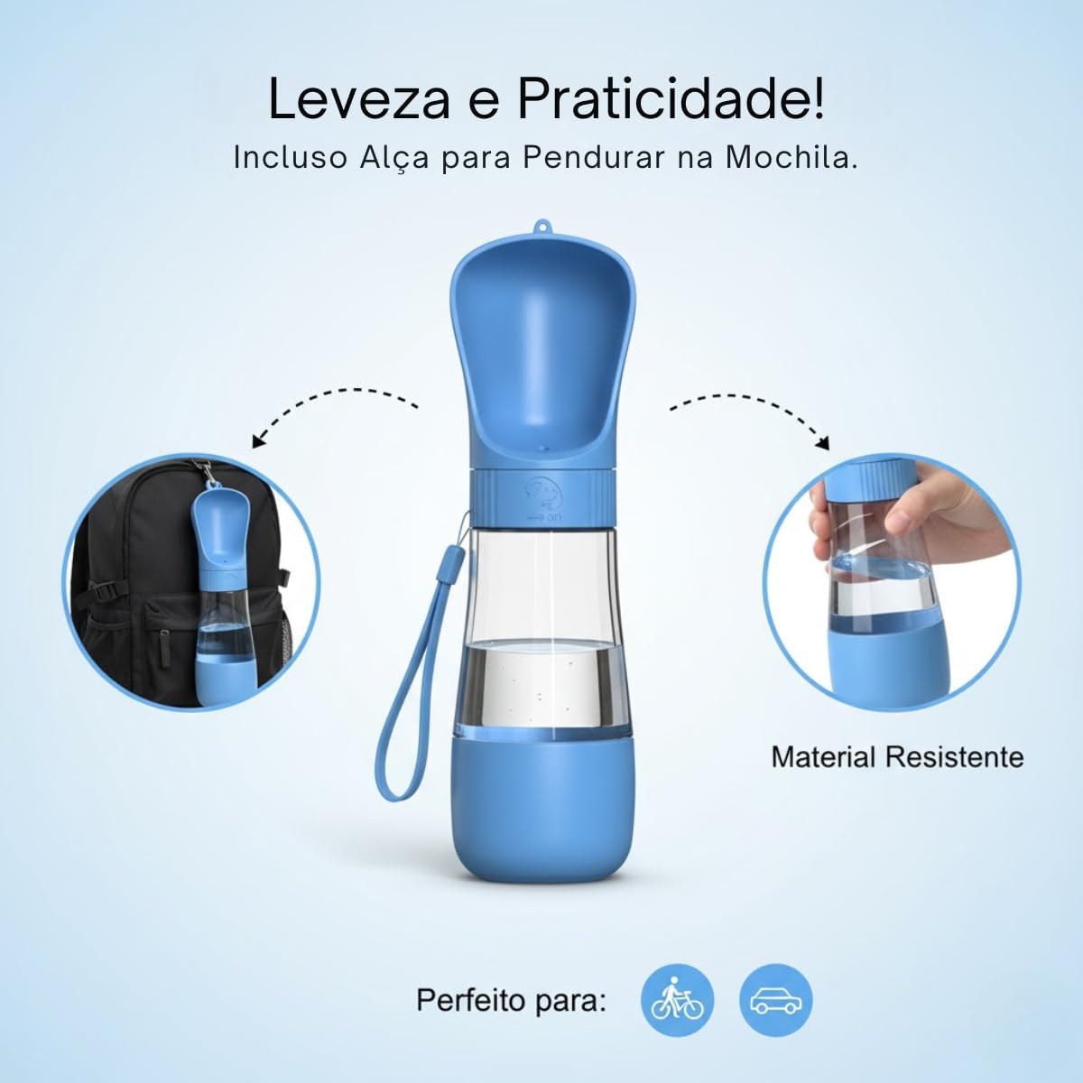 Garrafa Pet Portátil 2 em 1 Garrafa de Agua Pet Bebedouro e Comedouro para Cachorro e Gato Anti-Vazamento Perfeita para Passeios Viagens e Caminhadas 320ml Água + 170ml Ração (Rosa) Garrafa Pet Portátil 2 em 1 Garrafa de Agua Pet Bebedouro e Comedouro para Cachorro e Gato Anti-Vazamento Perfeita para Passeios Viagens e Caminhadas 320ml Água + 170ml Ração (Rosa)