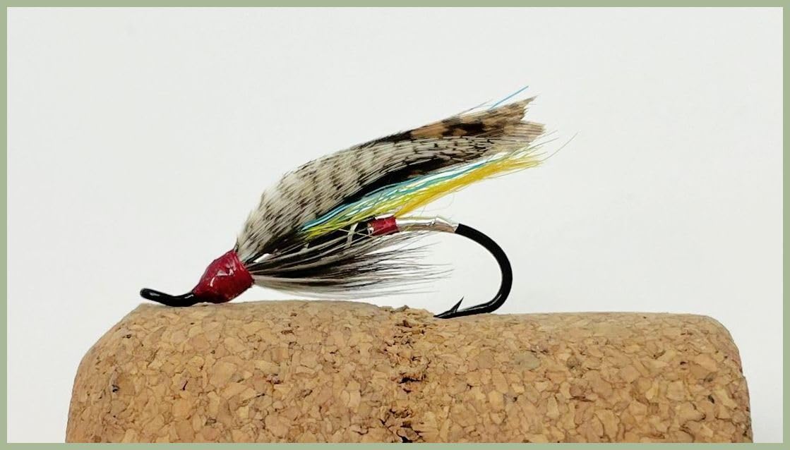 Salmon or Sea Trout Fly, 3 Silver Doctor Single, Choice of sizes, Good Lake Fly Salmon Fly Fishing (Mixed Size)