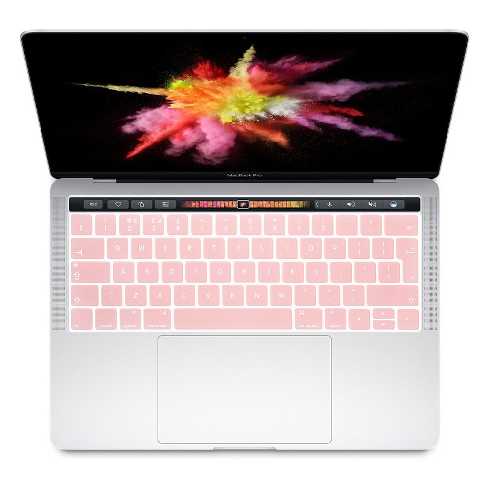 Se7enline Compatible with Macbook Keyboard Cover Skin for Mac Neo & Air 13/15 & Pro 14/16 inch (M5 M4 M3 M2 M1 A18 Pro) 2026/2025/2024/2023/2022/2021 Silicone Waterproof Dustproof EU Layout,Black — view 116