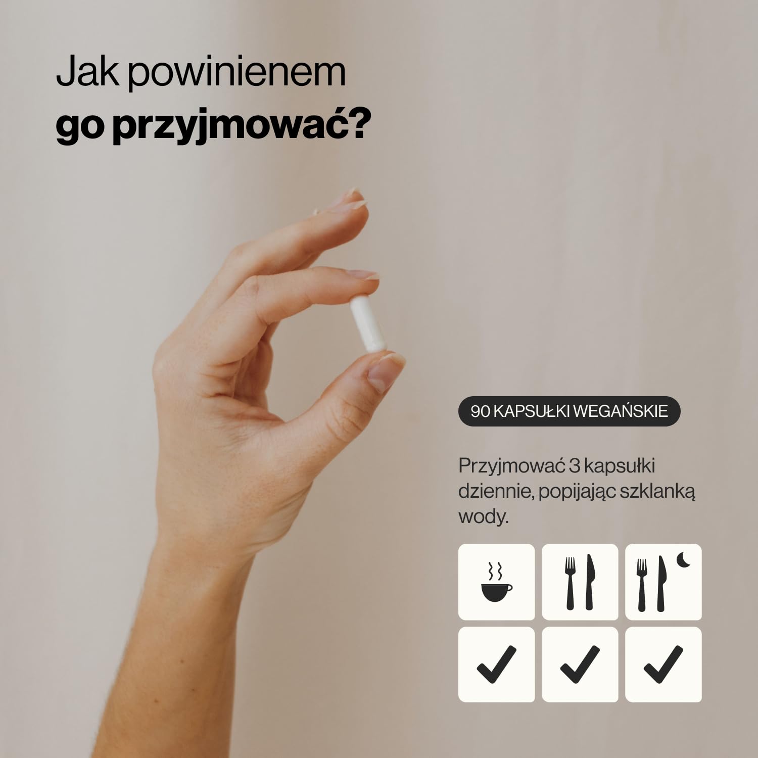 Magnez L-Treonian – Magtein® – 2000 mg na Porcję – Zdrowie Mózgu i Układ Nerwowy – 90 Kapsułek Wegańskich, Zapas na 1 Miesiąc – Zenement