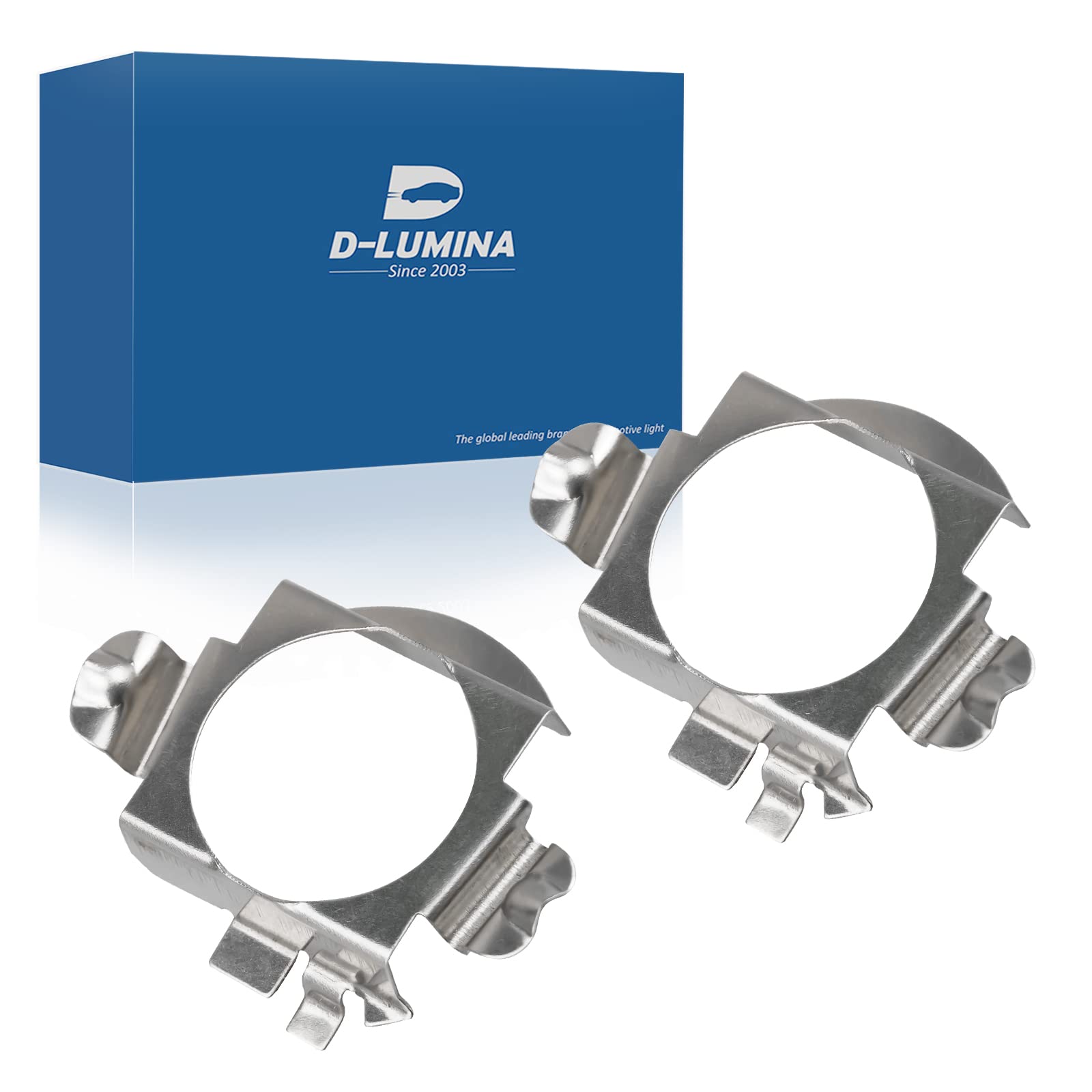 D-Lumina Adapter żarówki LED H7 wsporniki H7, podstawa wtyczki Clik do Mer-cedes ben-z VW DC, 2 x zestaw uchwytów adapterów H7