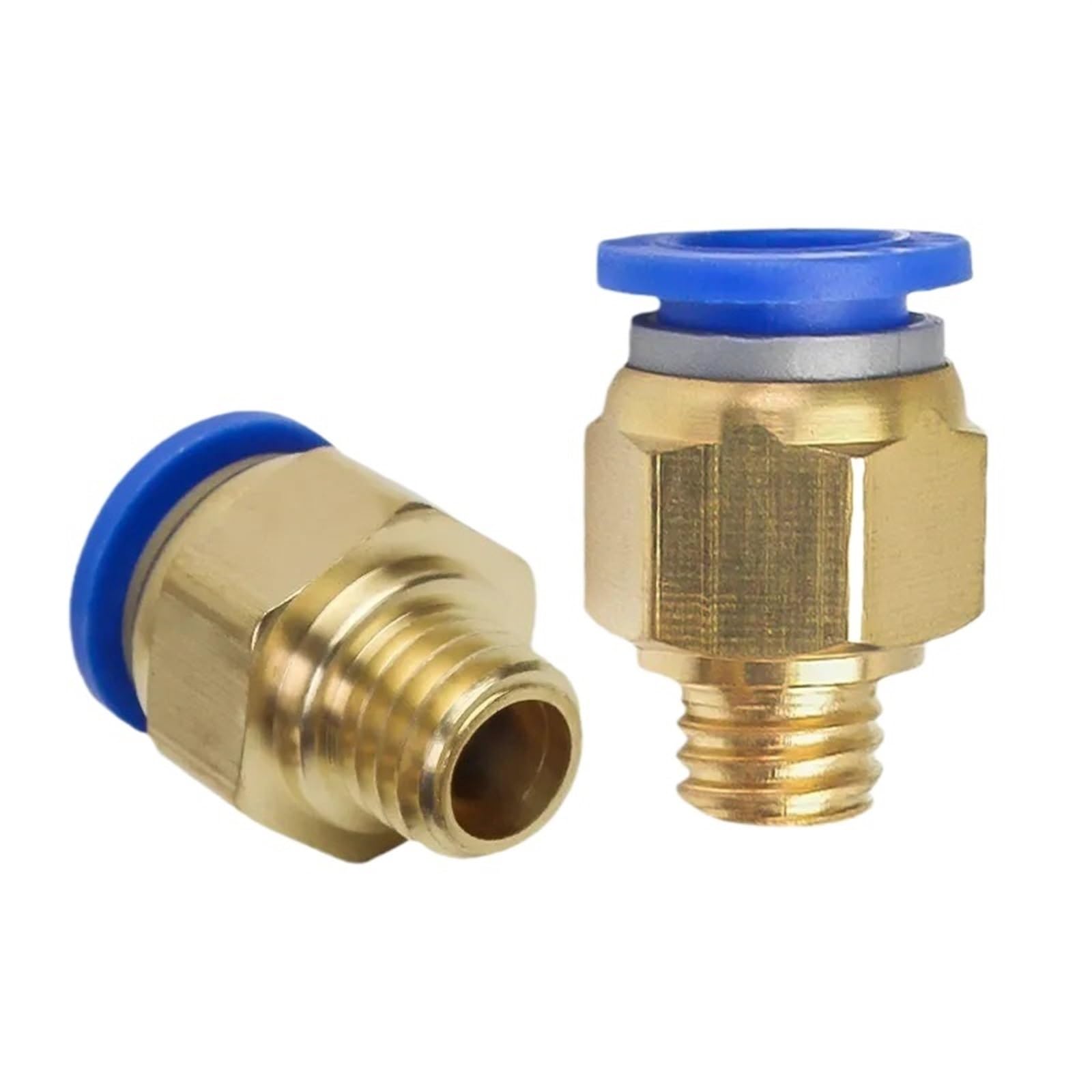 Uvds Pc8-M8 10Pcs/Lot Pc4 6 8 10 -M6 M8x1 M8x1.25 M10x1 M10x1.5 M12x1.75 M16x2 Pneumatic Connector Trachea Quick-Release Straight Through (Color : )