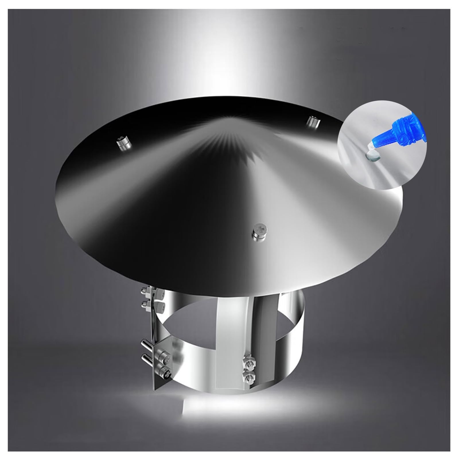 Chapeaux de ventilation tous temps réglables pour toit propre