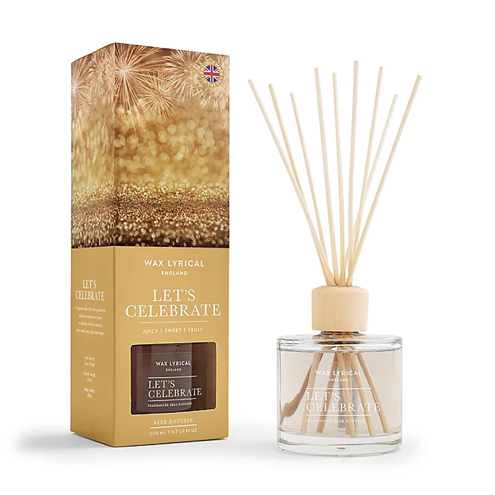 WAX LYRICAL Lets Celebrate Scented Reed Diffuser 200ml