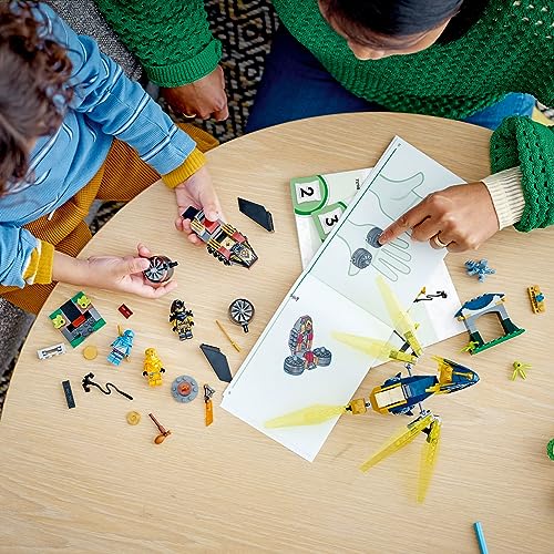 NINJAGO NYA e Arin's Baby Dragon Battle 71798 Ninja Building Toy, presenta un jet, 2 draghi, 3 minifigure e Baby Riyu, idea regalo per bambini dai 4 anni in su - Lego - Immagine 7
