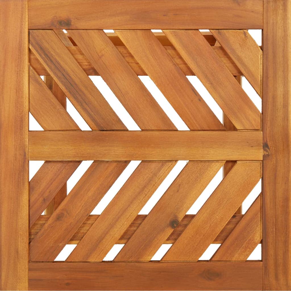 Fengshui Stolik pomocniczy lite drewno akacjowe 45 x 45 x 60 cm