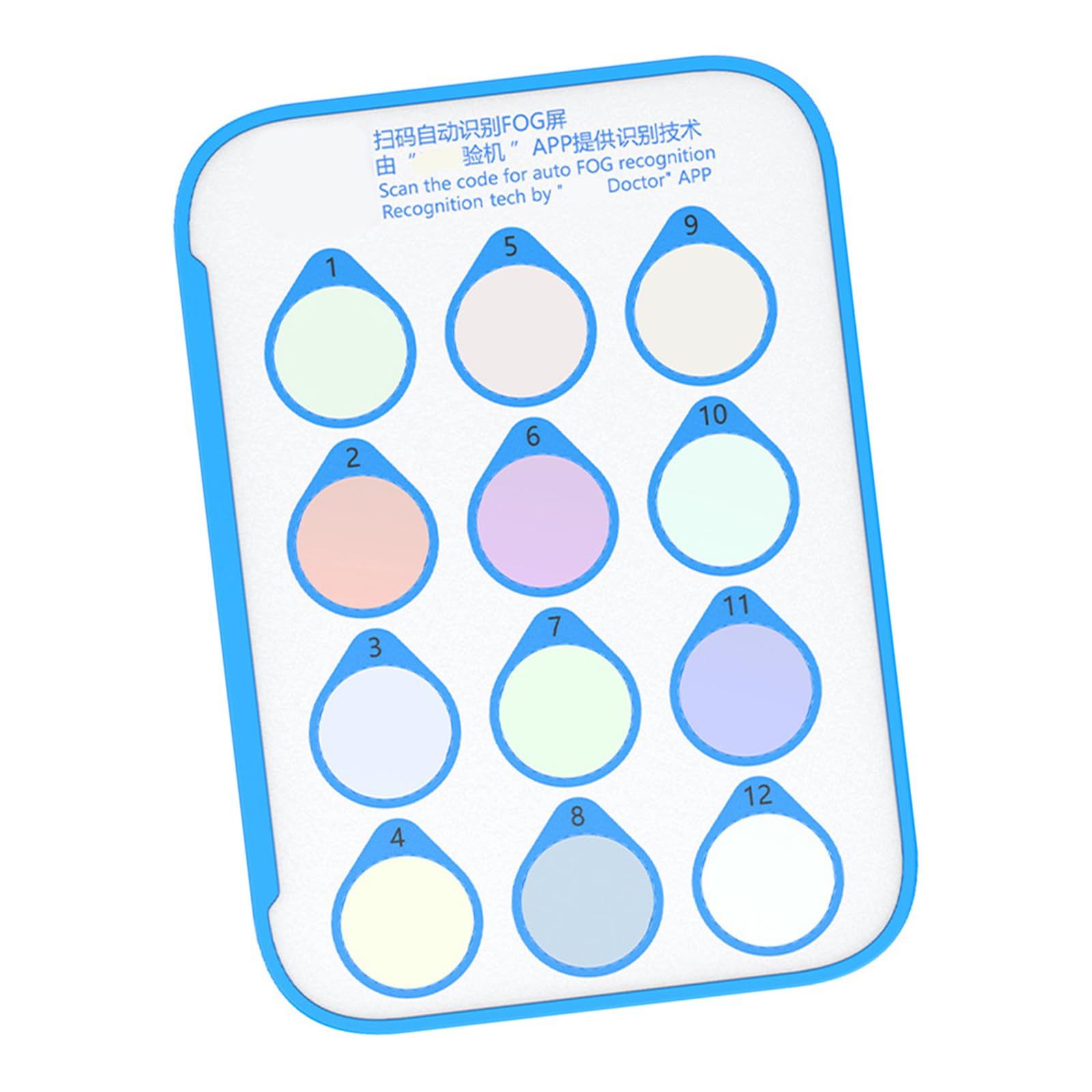 Screen Detector Card for Mobile Phones JCID Fog Screen Tester Card with App Display for Repair Fun Holiday Dress Up Hat