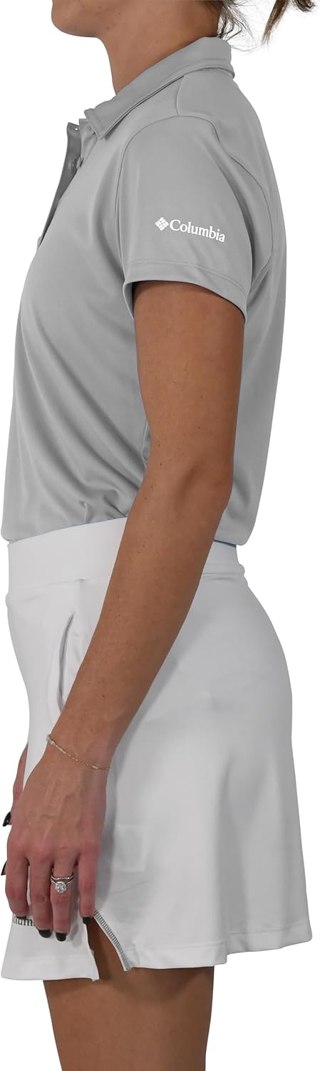 Columbia Women's Golf Birdie Polo Omni Wick Performance Breathable Short Sleeve