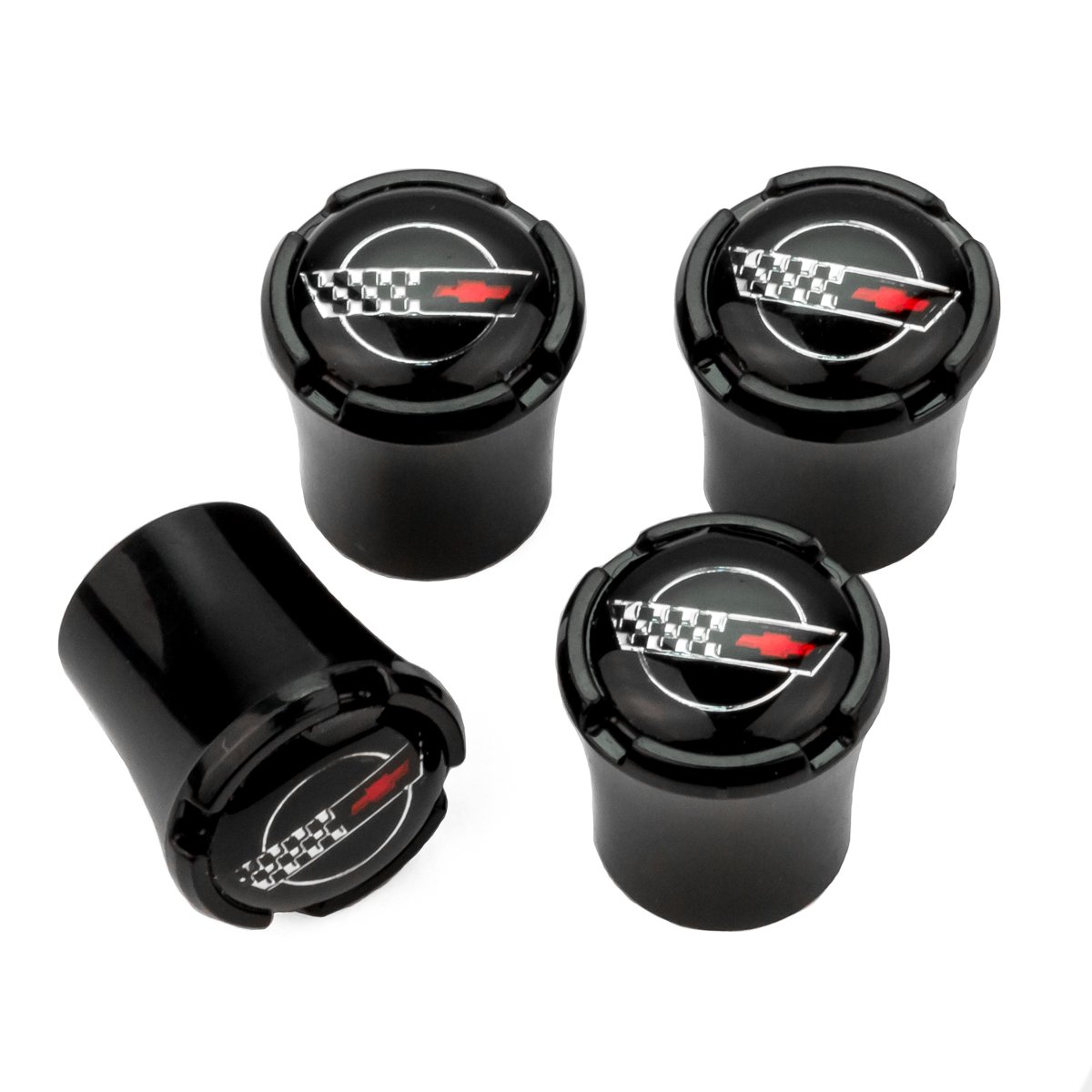 Buy HEM HIGHEND MOTORSPORTS Black Valve Stem Caps for C4 Corvette