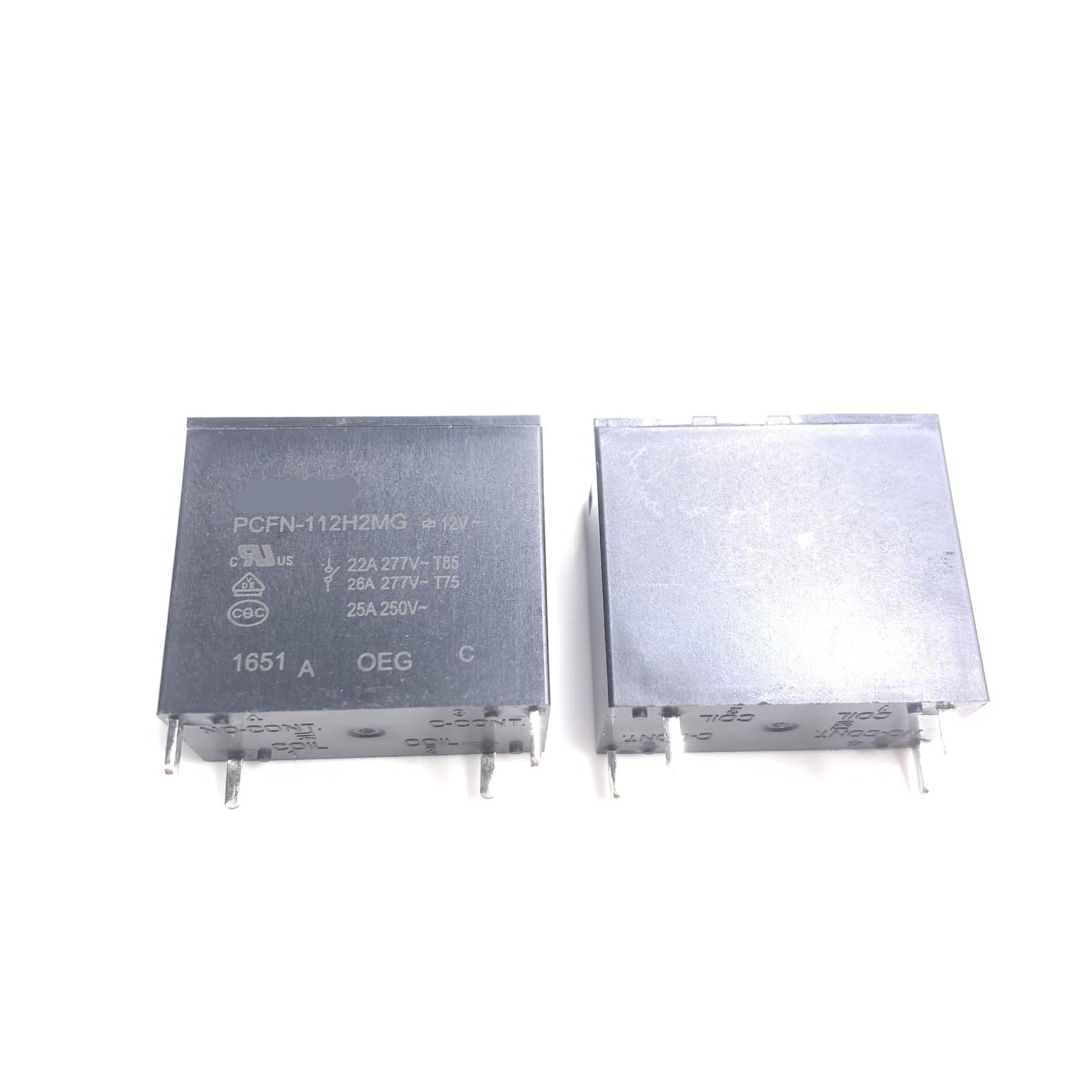 Relais 12VDC NISZA PCFN-112H2MG 1 pièce pour circuit imprimé