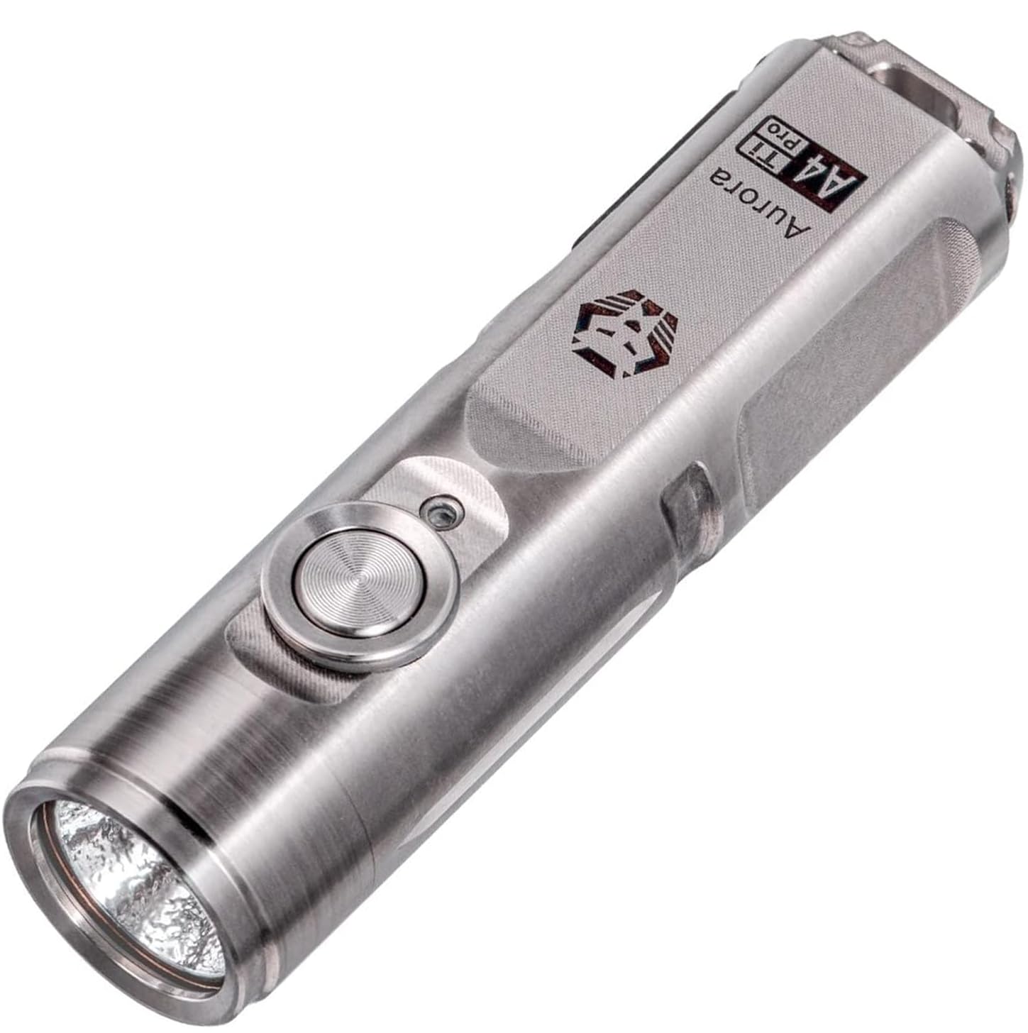 RovyVon Aurora A4 Pro Lampe torche porte-clés en titane 650 lumens alimentée par batterie rechargeable, lampe de poche EDC de qualité supérieure pour la maison,l'extérieur et les festivals