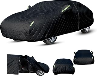 Anti-Hail Car Cover Compatible with Volkswagen Passat B8 Sedan, Heavy Duty Car Cover with Cotton, Outdoor Sun Rain UV Snow Protection, Hail Blanket for Sedan/SUV-k562