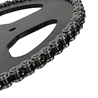 Vista 16 de YOXUFA Piñón de 60 dientes con 420 cadenas 90 eslabones de repuesto para Coleman Mini Bike CT200U BT200X CT200U-EX Baja Warrior Trailmaster MB165