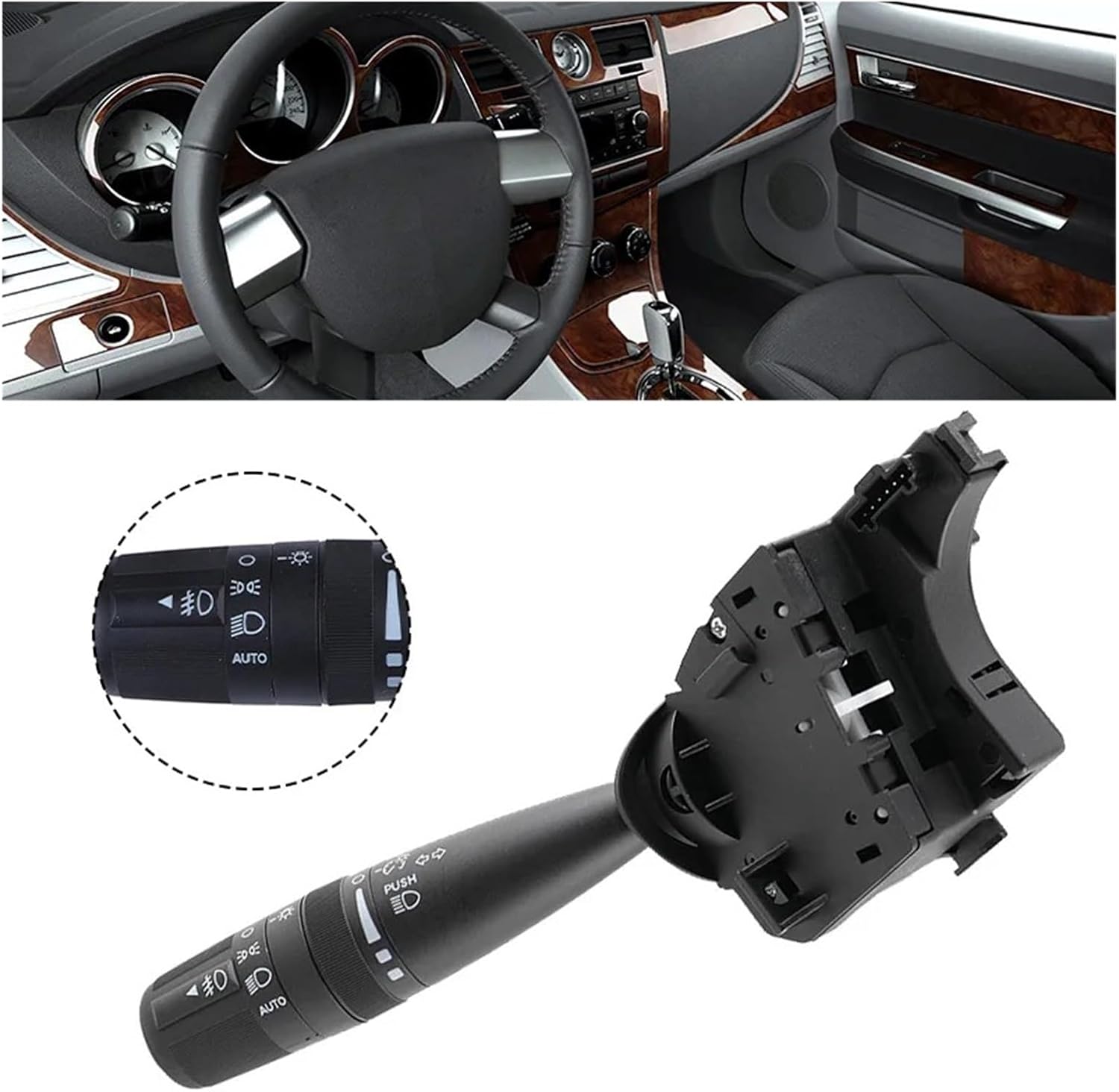 Headlamp Dimmer Blinker for Jeep for Liberty for Patriot for Wrangler 68015101AG Car Steering Indicator Stalk Turn Signal Headlight Windshield Wiper Switch