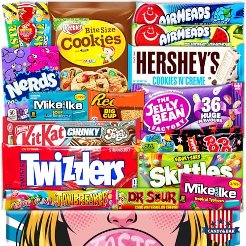 JUMBO USA Original BOX | 21 piezas | American Candy | Importado de Estados Unidos | Snack Box | Caja llena de productos de alta calidad | Cumpleaños | Regalo para el Día de la Madre | Dulces de Pascua