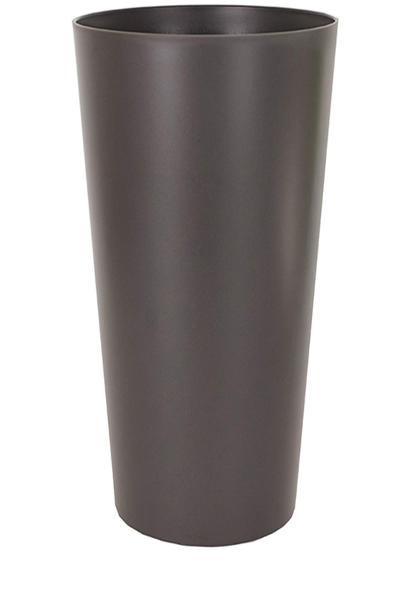 Artevasi Porto High Pot - Vaso Alto, Plastica, Antracite, Altezza 80 cm, Diametro 37 cm