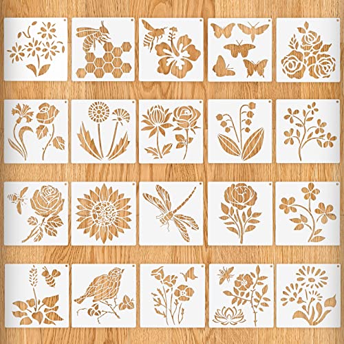 3er Set Acryl-Schablonen Für DIY - Weihnachtsmotive, Quilting & Patchwork, Transparent