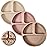 WeeSprout Suction Plates for Babies & Toddlers - 100% Silicone, Dinnerware Stays Put, Divided Design for Picky Eaters, Microwave & Dishwasher Friendly, 3 Pack
